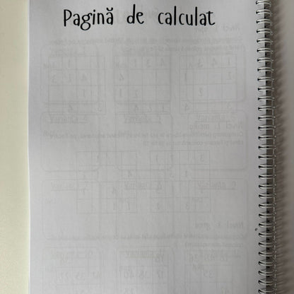 Caiet Evaluarea Națională 50 file (cu formule)
