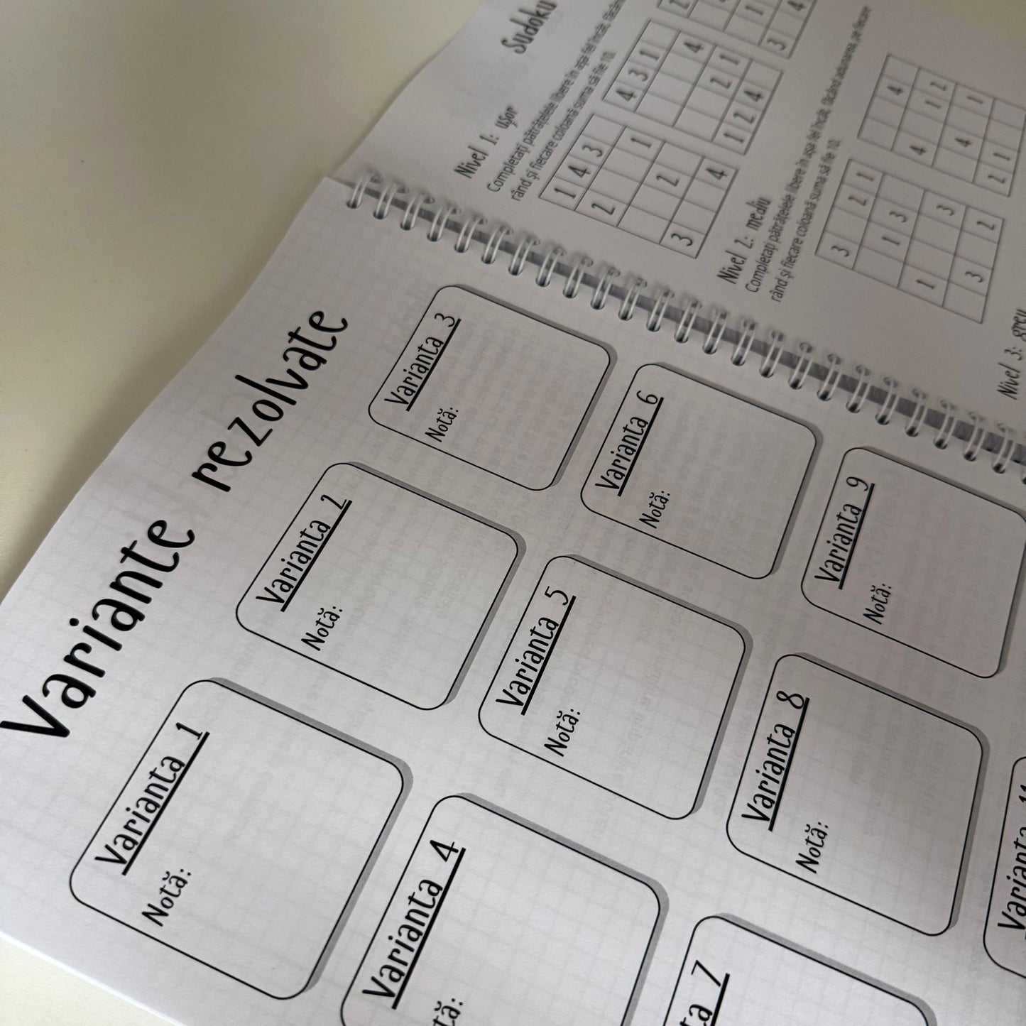 Caiet Evaluarea Națională 50 file (cu formule)