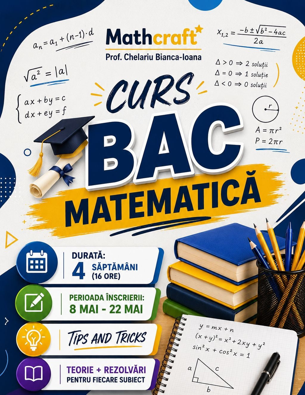 Curs BAC Matematică