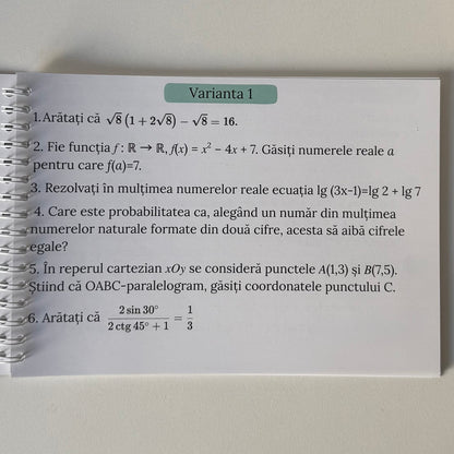 Math Shots - Subiectul 1 BAC