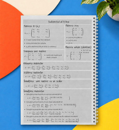 Caiet BAC 50 file (cu formule)