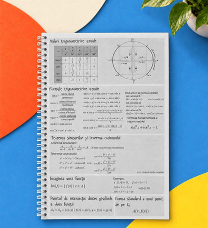 Caiet BAC 50 file (cu formule)