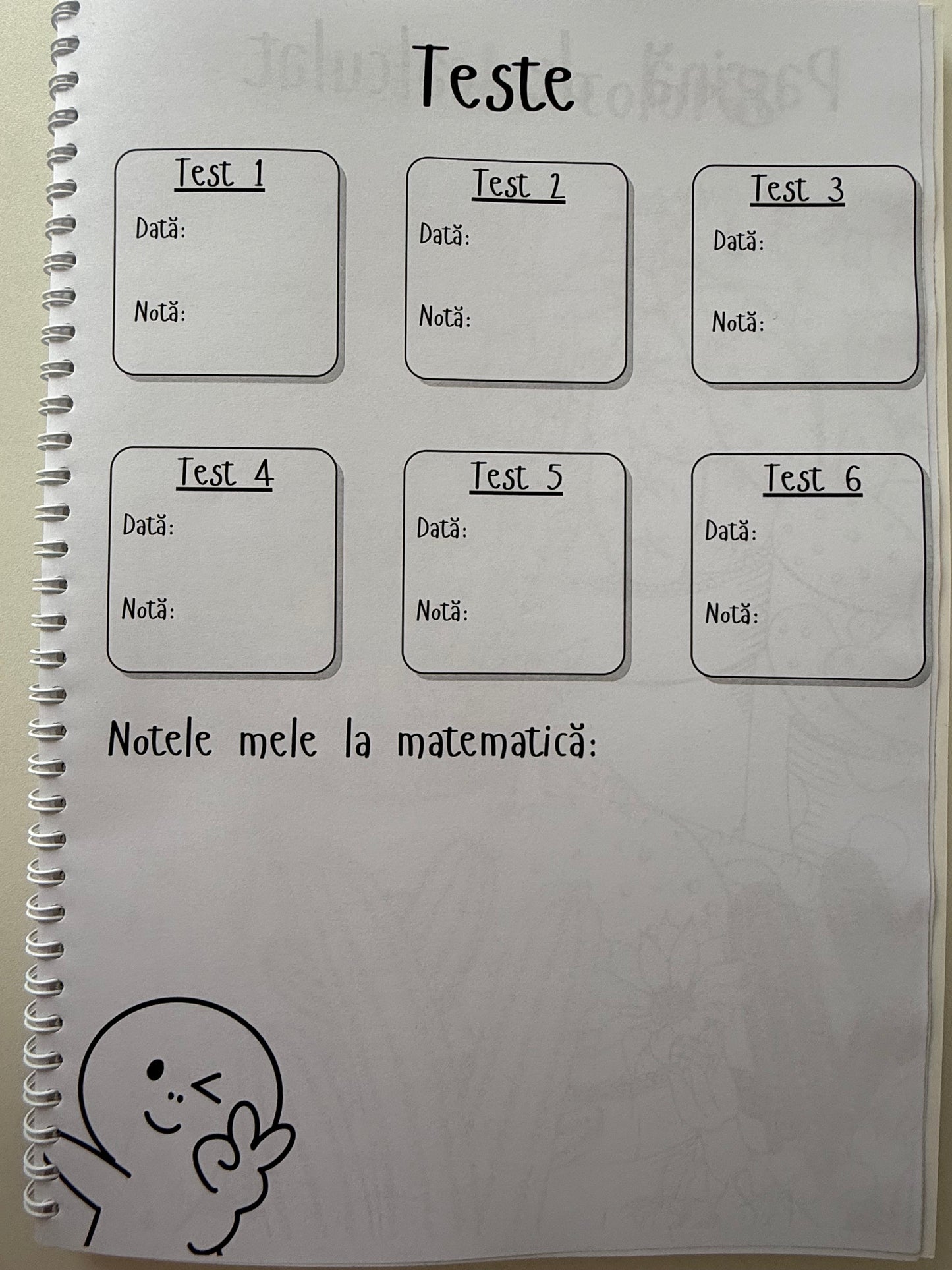 Caiet clasa a VII-a 50 file (cu formule)