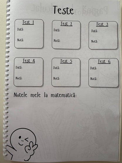 Caiet clasa a VII-a 50 file (cu formule)