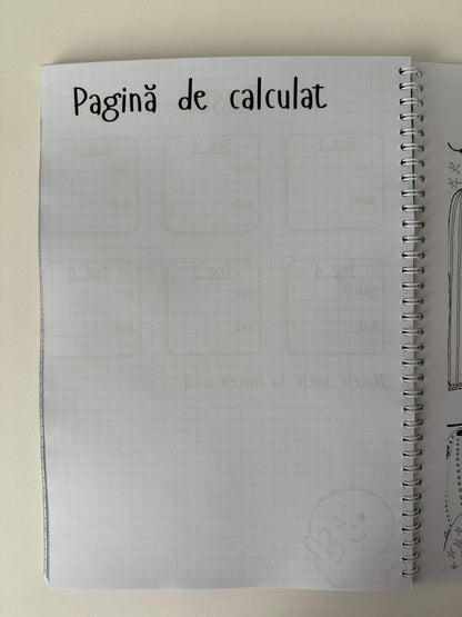 Caiet clasa a VII-a 50 file (cu formule)