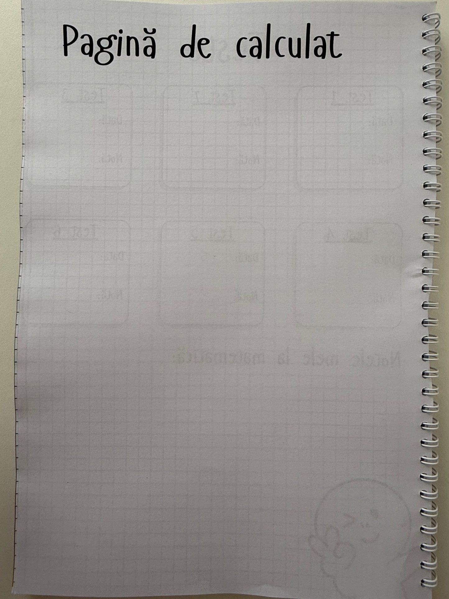 Caiet Clasa a VI-a 50 file (cu formule)